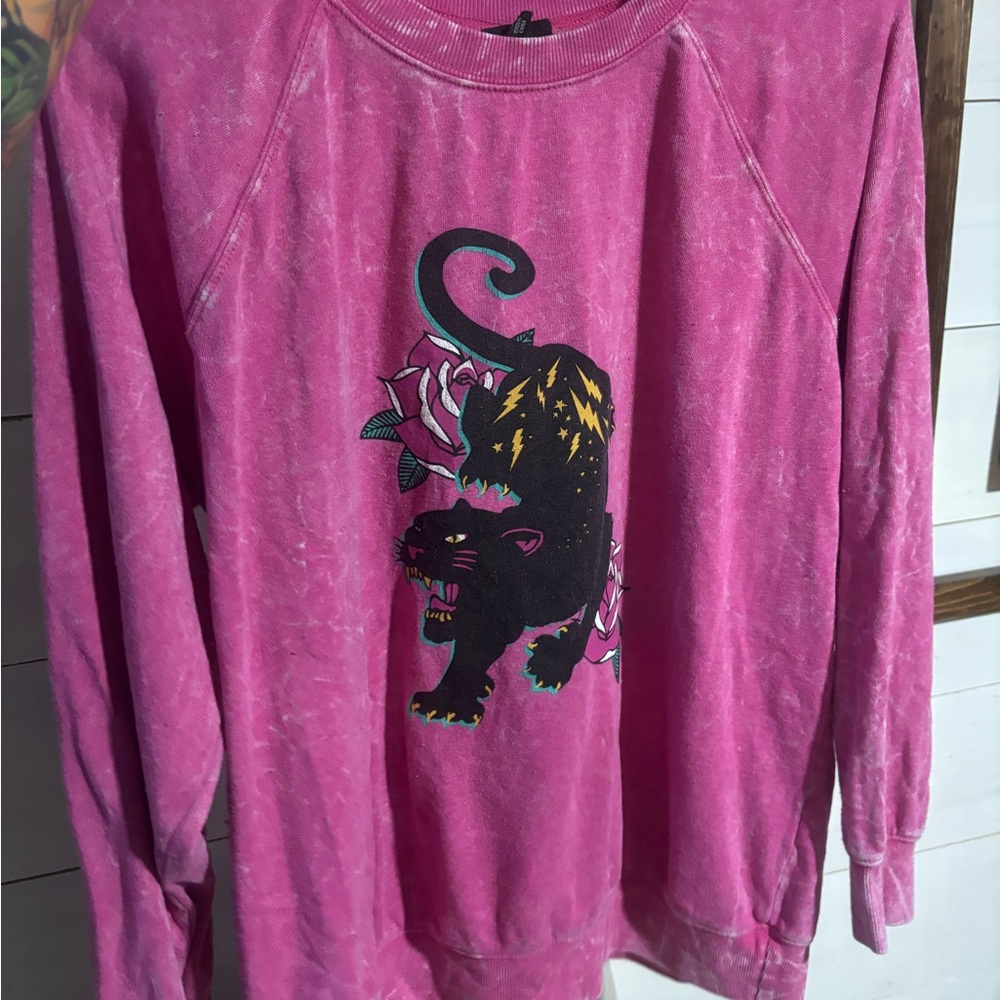 Torrid Pink Panther Graphic Sweatshirt